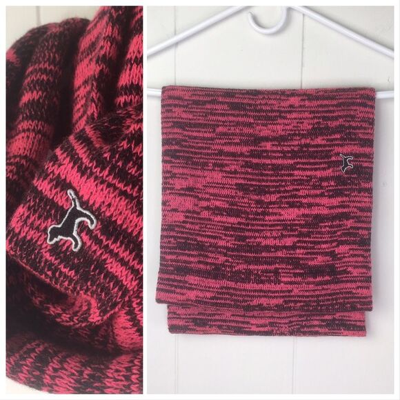 Victoria Secret PINK Knit Dog Patch Infinity Scarf - Picture 3 of 6
